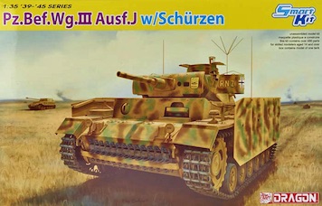 PZ. Bef.Wg.III Ausf J w/Schürtzen