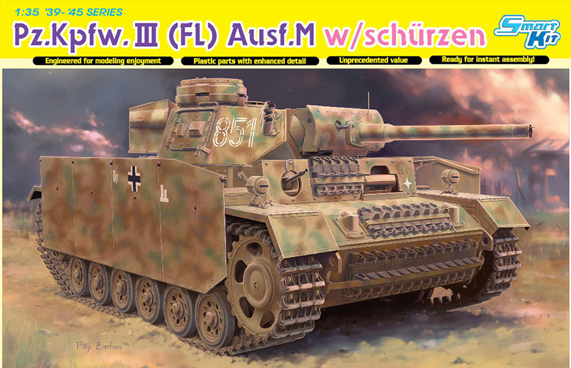 Pz.Kpfw.III (F) Ausf.M w/Schurzen -<br>Smart Kit - 06776