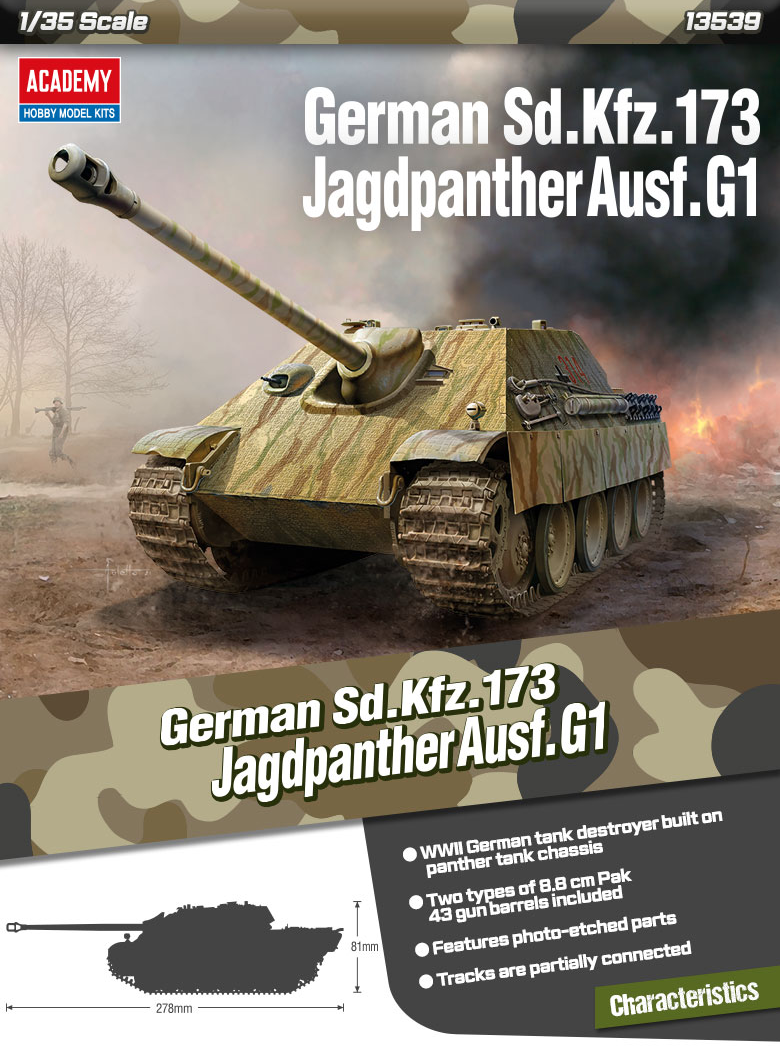 Sd.Kfz. 173 Jagdpanther Ausf. G1 - Armor - Reviews - IPMS Seattle